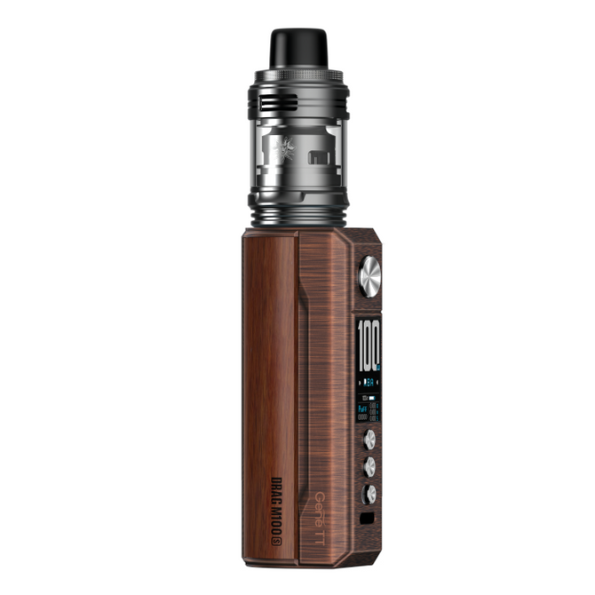 VOOPOO M100s KIT ANTIQUE BRASS & PADAUK Main image