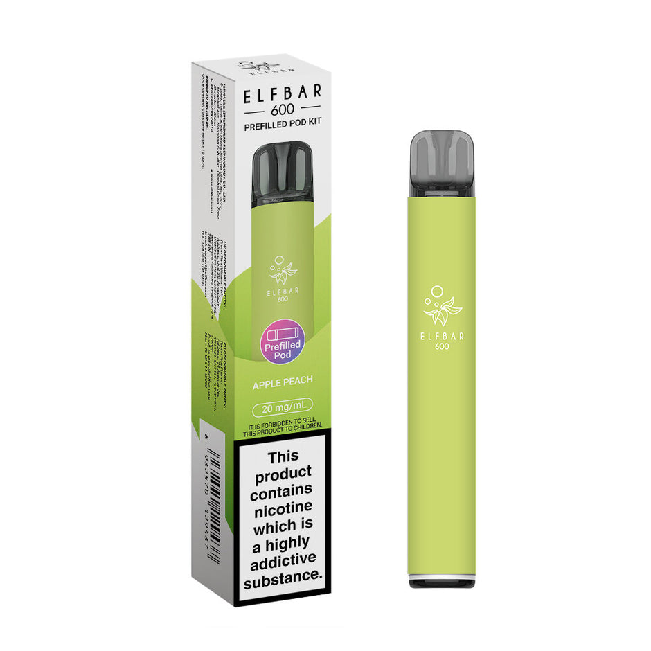 ELFBAR 600 2025 KIT APPLE PEACH (10) Main image