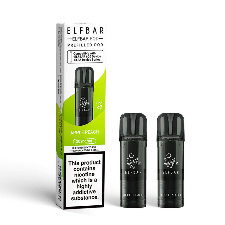 ELFBAR 600 2025 2PK PODS APPLE PEACH (10) Main image
