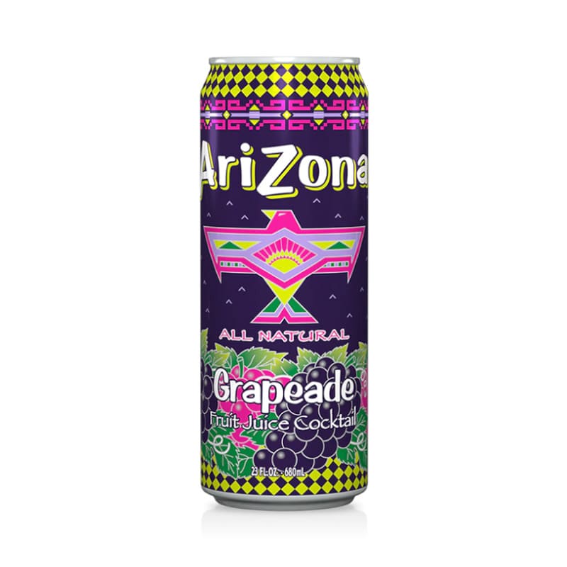 Arizona Grapeade Fruit Juice Cocktail 24 Pack