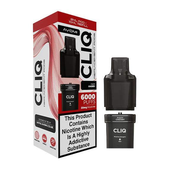 AVOMI CLIQ PREFILLED POD FIZZY CHERRY (5) Main image