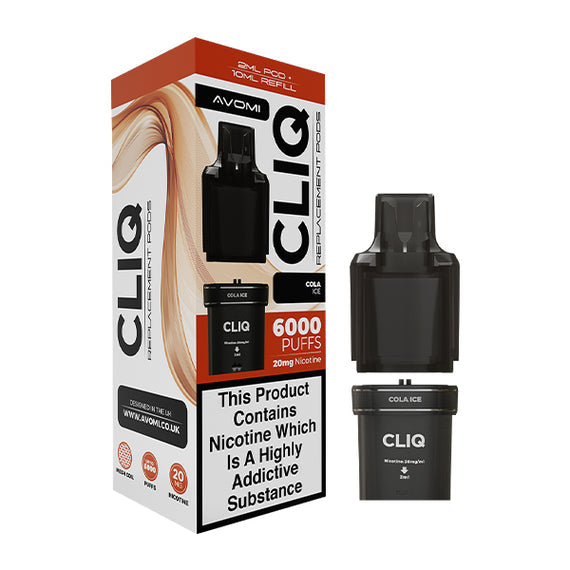 AVOMI CLIQ PREFILLED POD COLA ICE (5) Main image