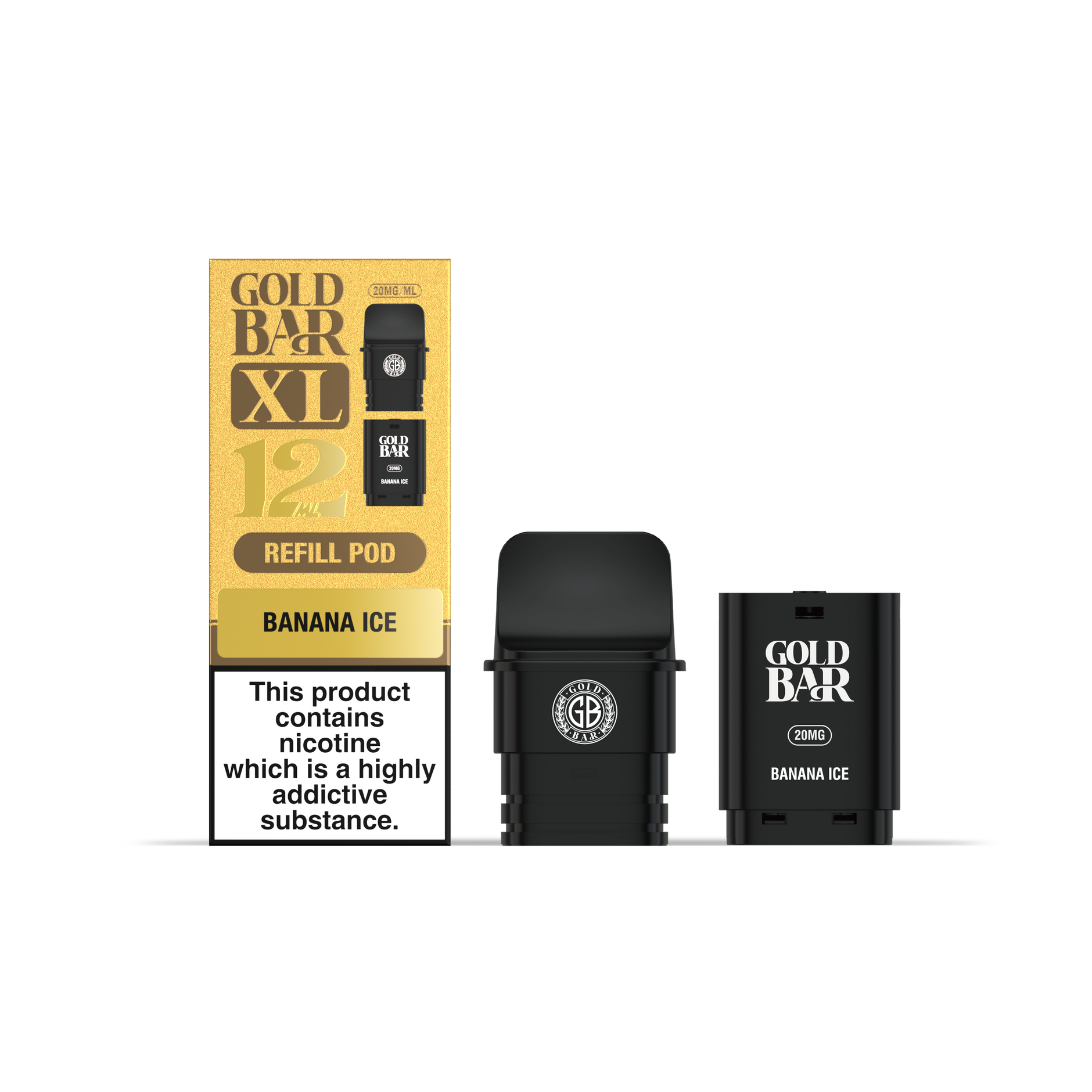 GOLD BAR XL REFILL BANANA ICE (5) Main image