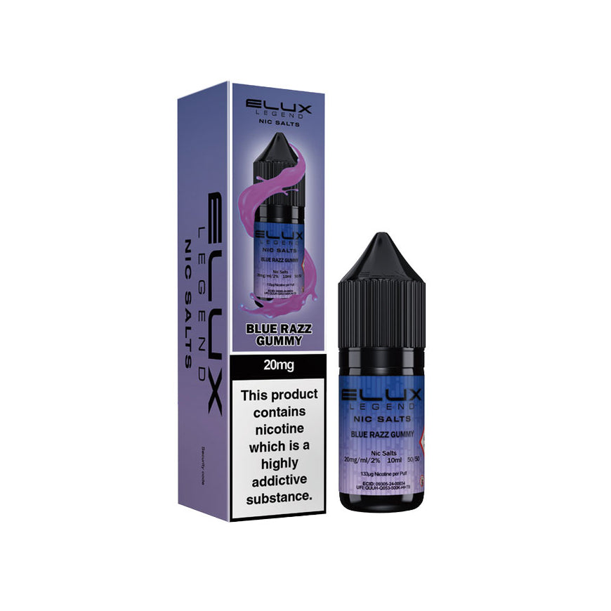 ELUX LEGEND SALTS BLUE RAZZ GUMMY (10) Main image