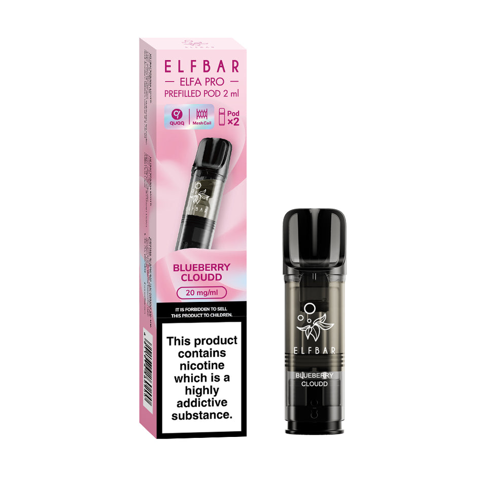 ELFBAR ELFA PRO PREFILLED POD BLUEBERRY CLOUDD (10) Main image
