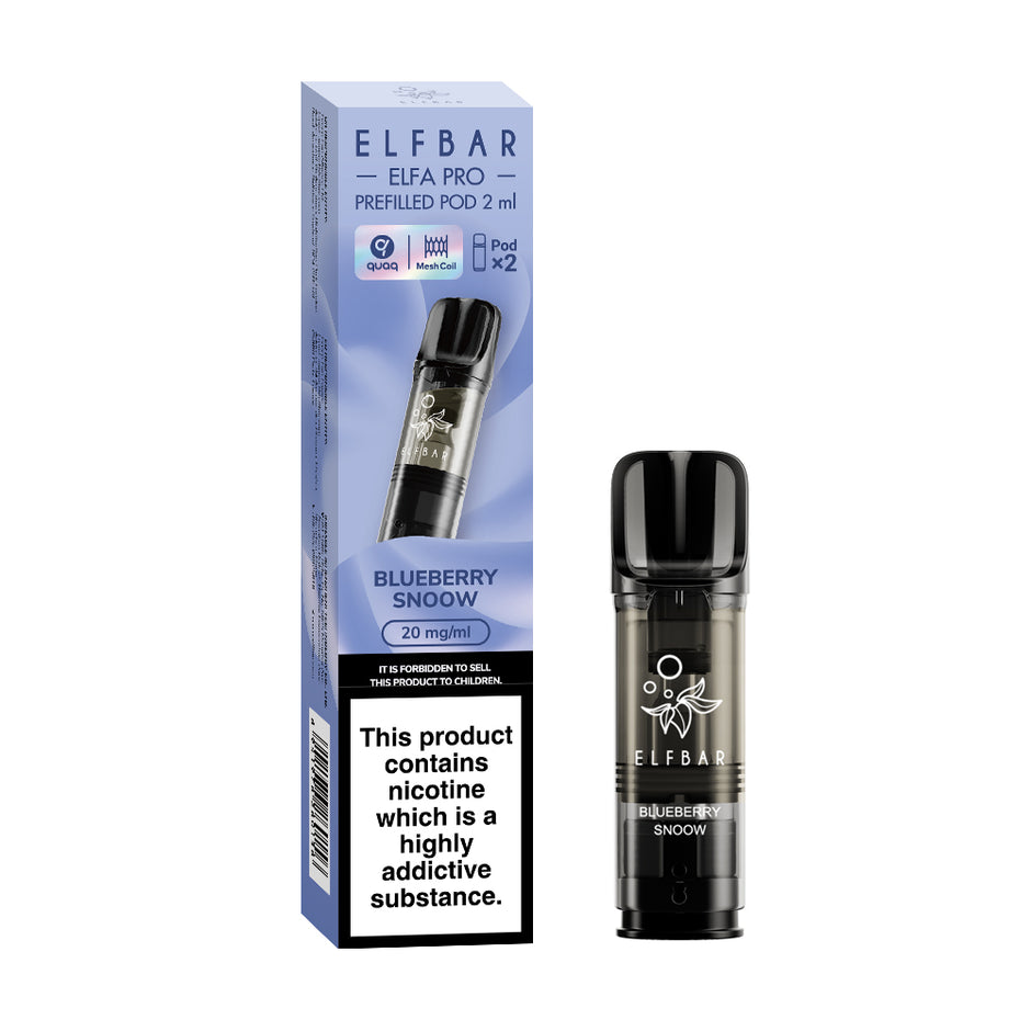 ELFBAR ELFA PRO PREFILLED POD BLUEBERRY SNOOW (BERRY JAM) (10) Main image