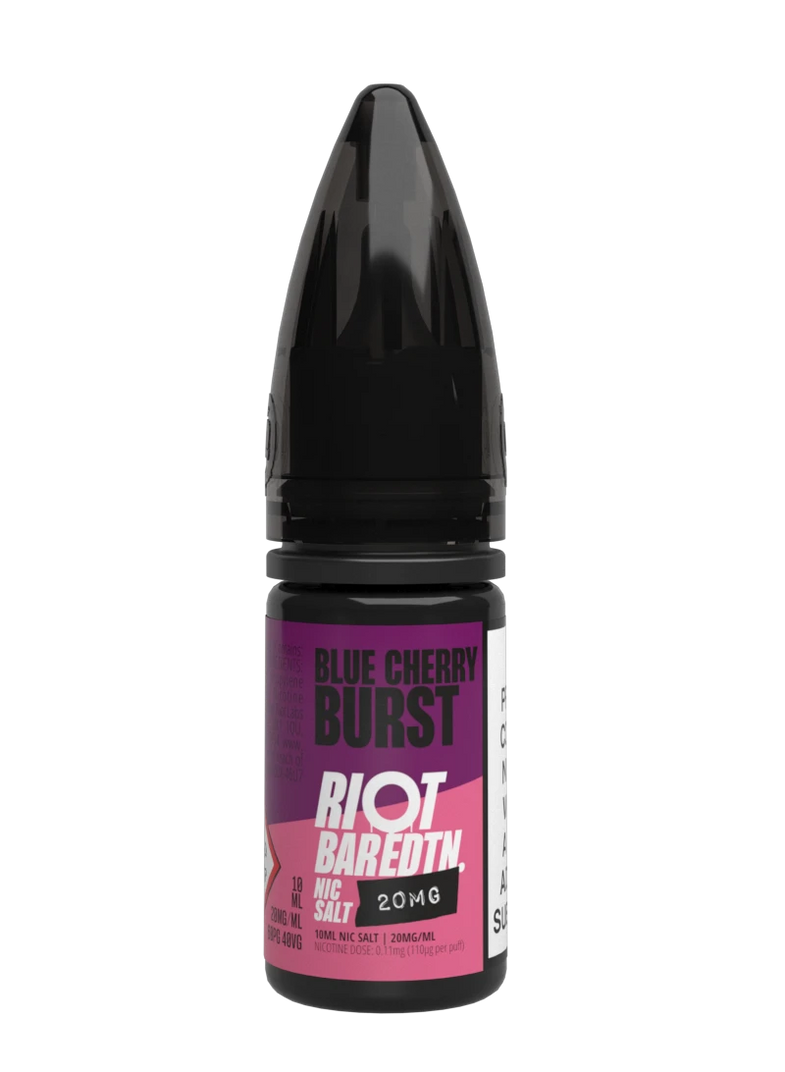 RIOT BAR EDTN 20MG NIC SALT BLUE CHERRY BURST (10)