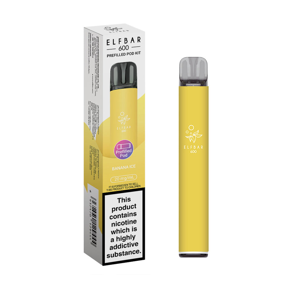 ELFBAR 600 2025 KIT BANANA ICE (10) Main image