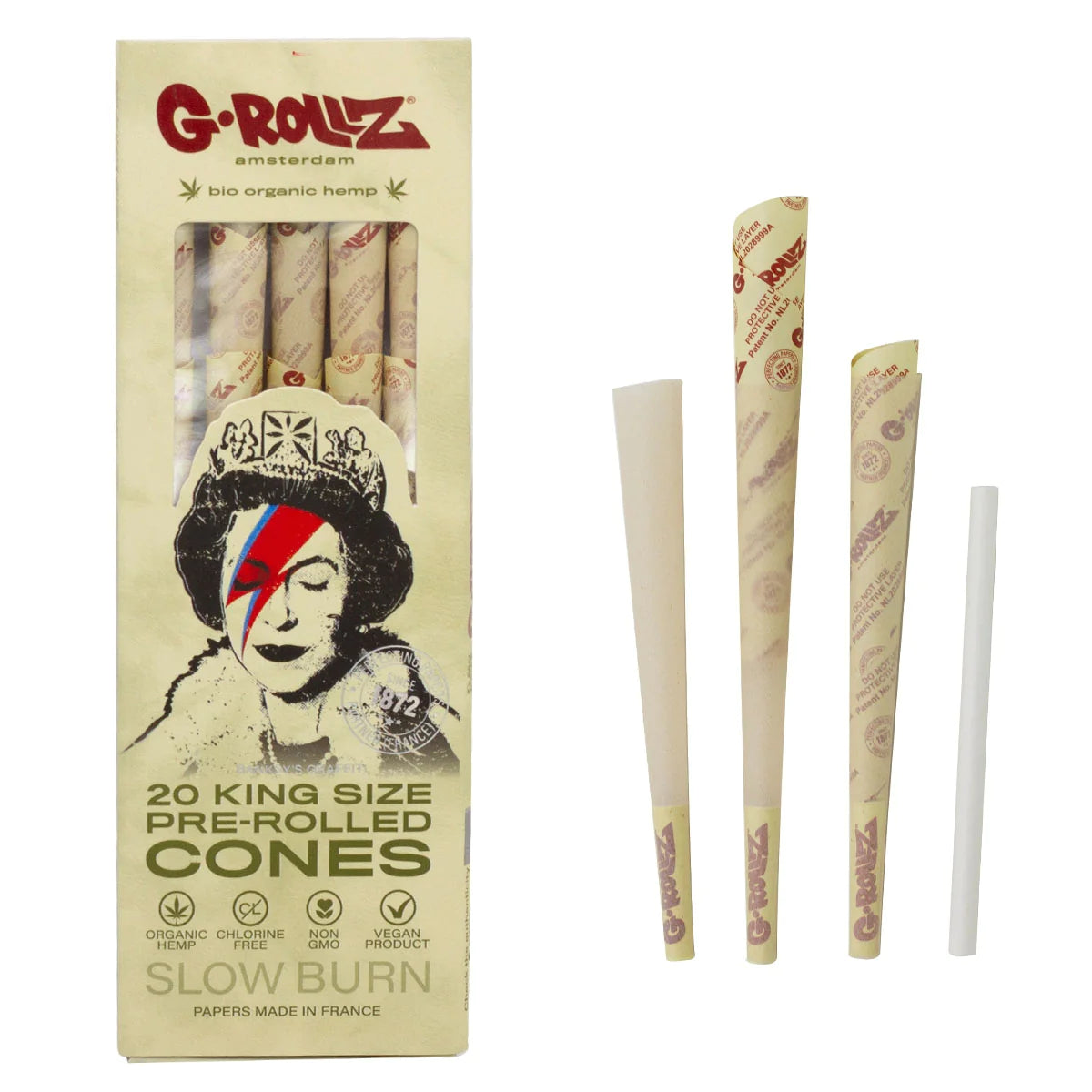 G-Rollz Amsterdam Organic Pre Rolled Cones 20 Pack Main image