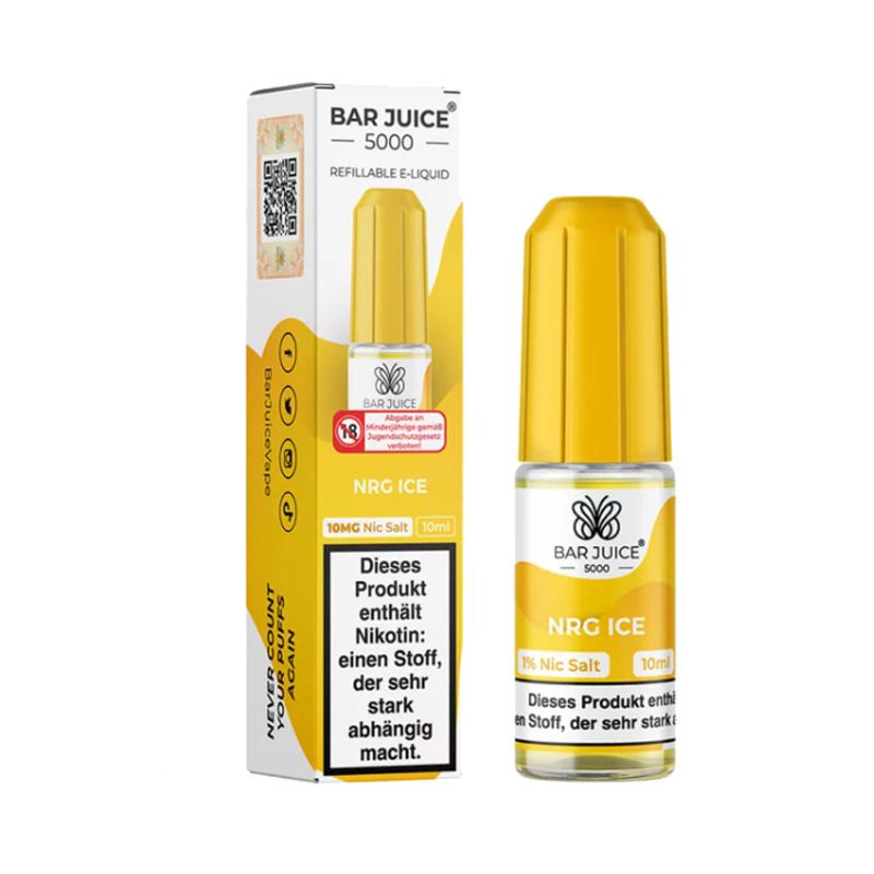 Bar Juice 5000 Nic NRG Ice/Energy Ice Flavour 10ml 10 Pack Main image