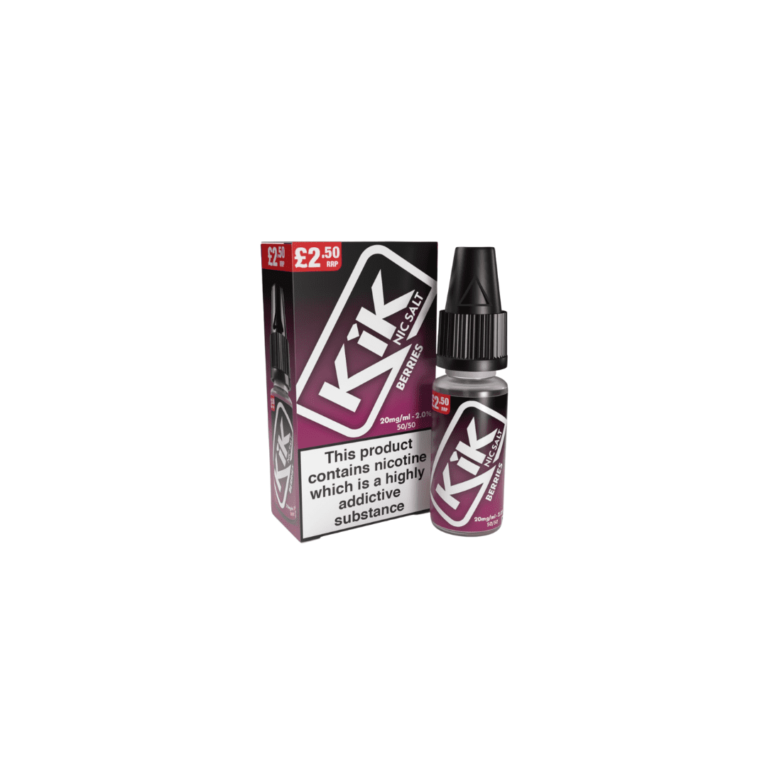 KIK Nic Salts Berries 20mg 10 Pack