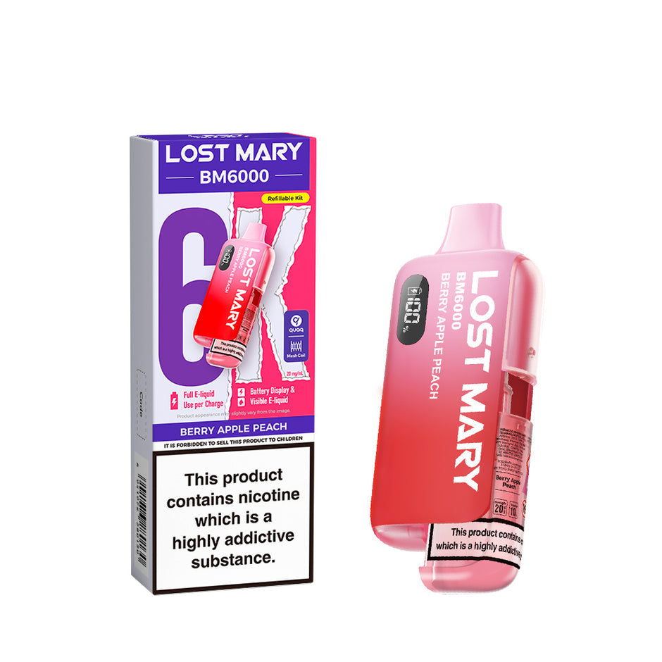 LOST MARY BM6000 KIT BERRY APPLE PEACH (5) Main image