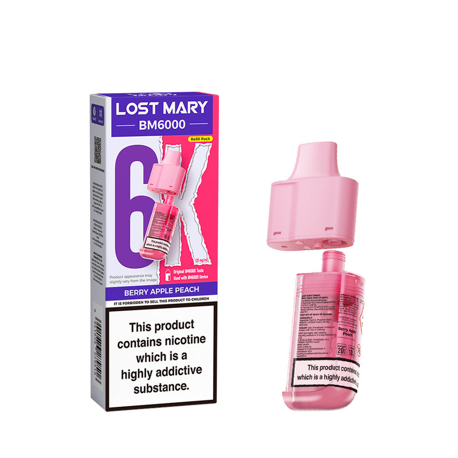 LOST MARY BM6000 POD BERRY APPLE PEACH (5) Main image