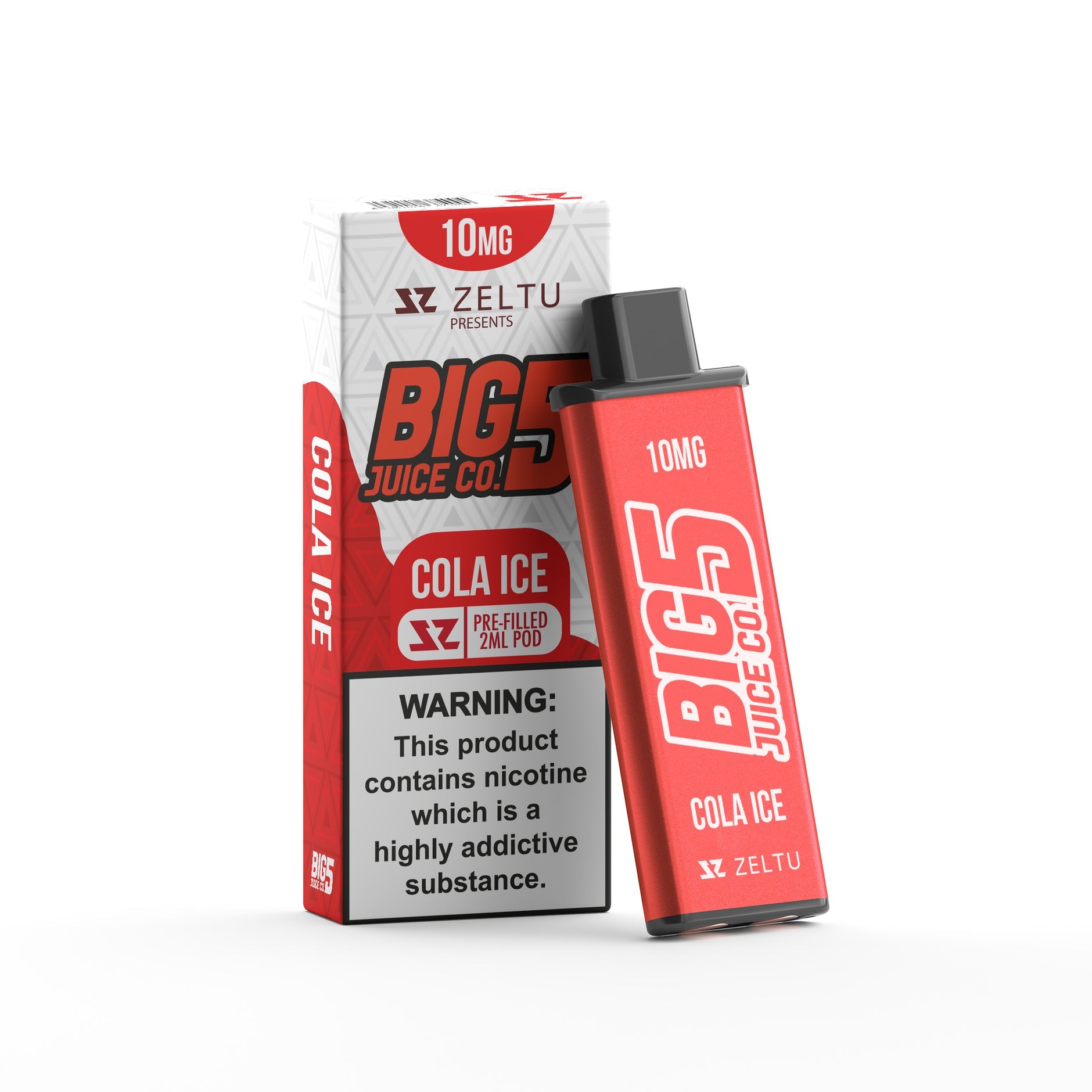 ZELTU X3 PREFILLED POD BIG 5 COLA ICE (5) Main image