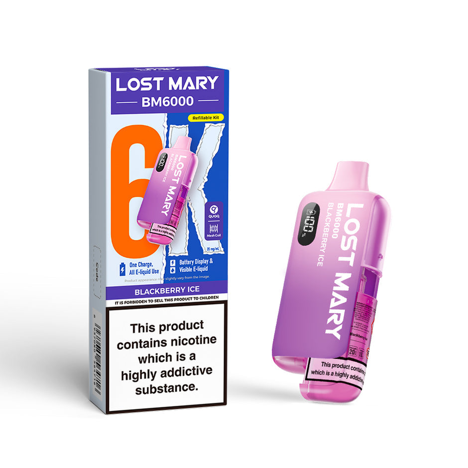 LOST MARY BM6000 KIT BLACKBERRY ICE (5) Main image