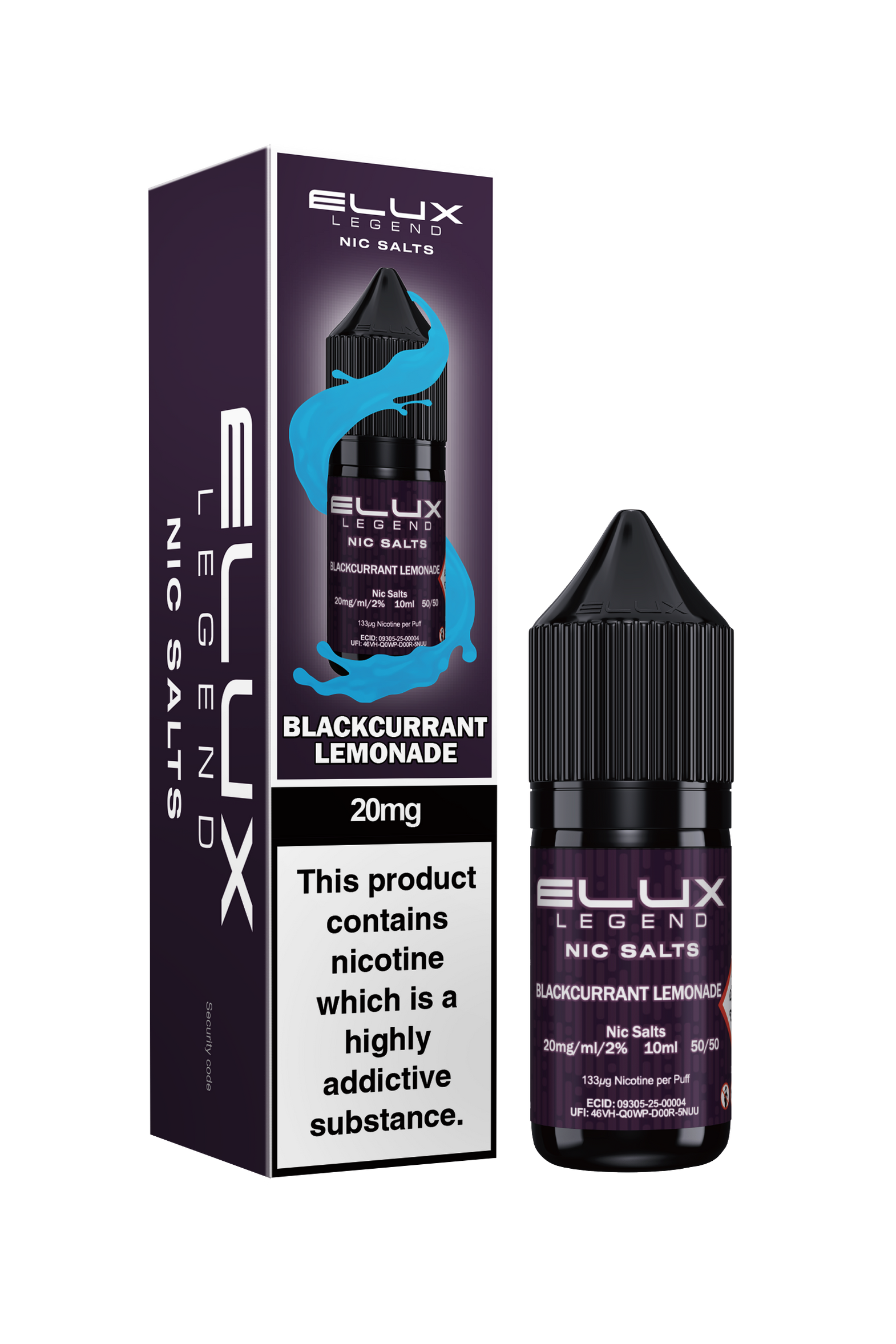 ELUX LEGEND SALTS BLACKCURRANT LEMONADE (10) Main image