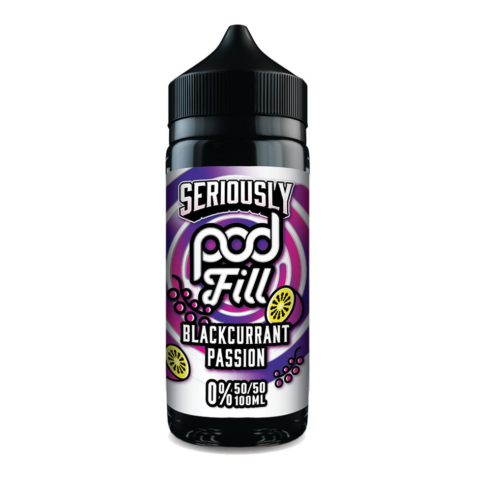 DOOZY SERIOUSLY POD FILL 100ML BLACKCURRANT PASSION
