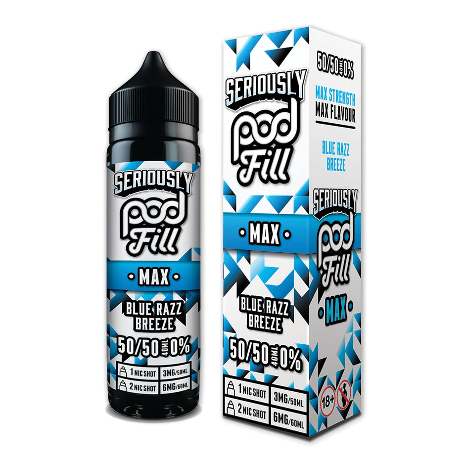 DOOZY SERIOUSLY POD FILL MAX BLUE RAZZ BREEZE Main image