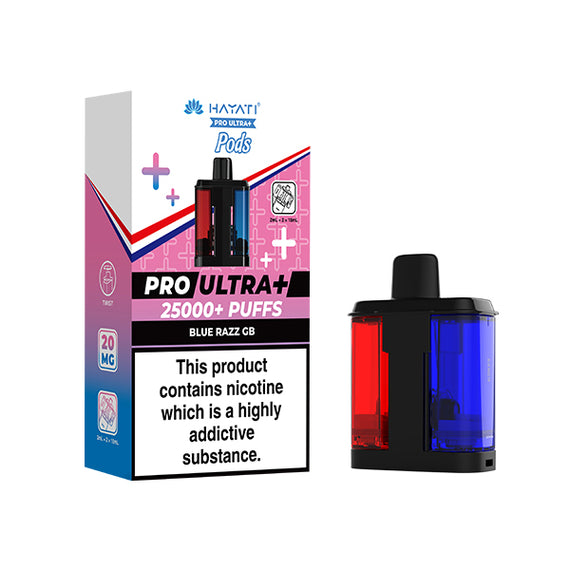 HAYATI PRO ULTRA 25K POD BLUE RAZZ GB (5) Main image