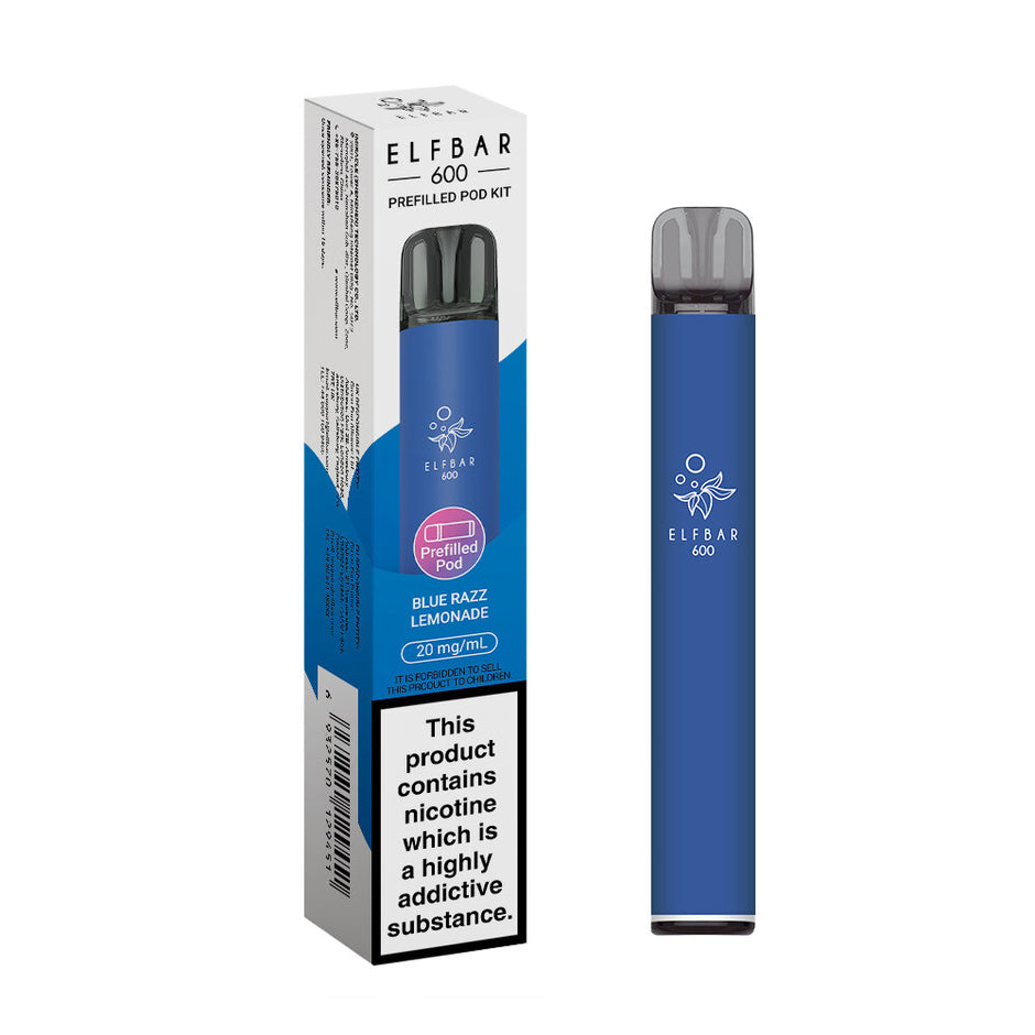 ELFBAR 600 2025 KIT BLUE RAZZ LEMONADE (10) Main image