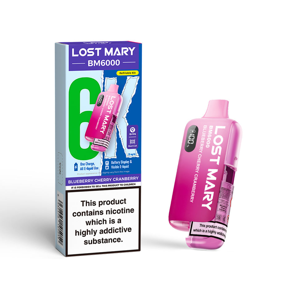 LOST MARY BM6000 KIT BLUEBERRY CHERRY CRANBERRY (5) Main image