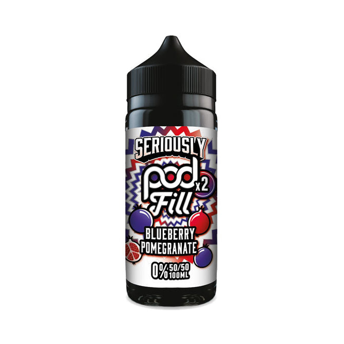 DOOZY SERIOUSLY POD FILL 100ML BLUEBERRY POMEGRANATE Main image
