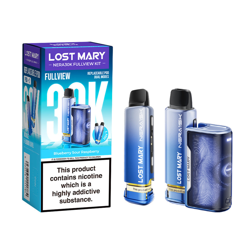 LOST MARY NERA 30K KIT BLUEBERRY SOUR RASPBERRY (5) Main image