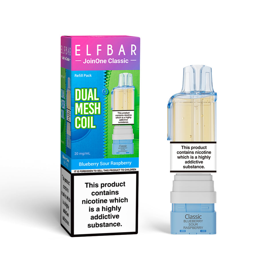 ELFBAR JOINONE REFILL BLUEBERRY SOUR RASPBERRY (5) Main image