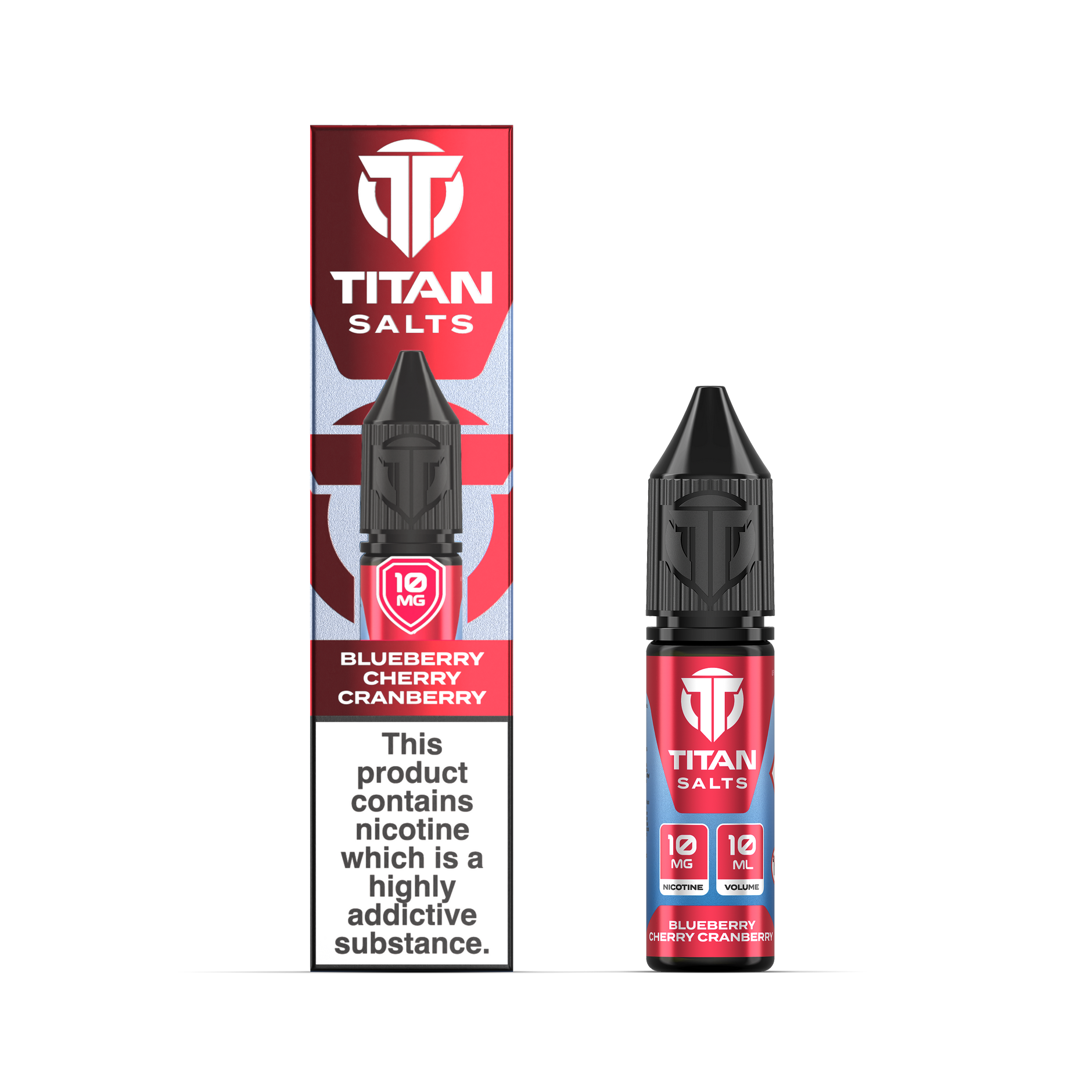 TITAN SALTS 10ML BLUEBERRY CHERRY CRANBERRY (10)
