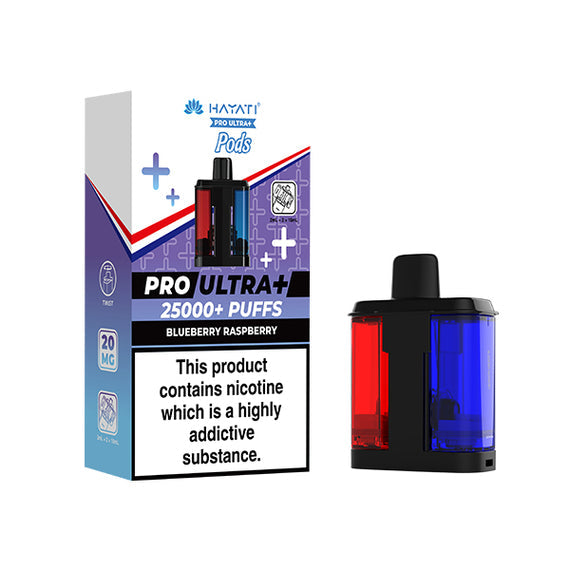 HAYATI PRO ULTRA 25K POD BLUEBERRY RASPBERRY (5) Main image