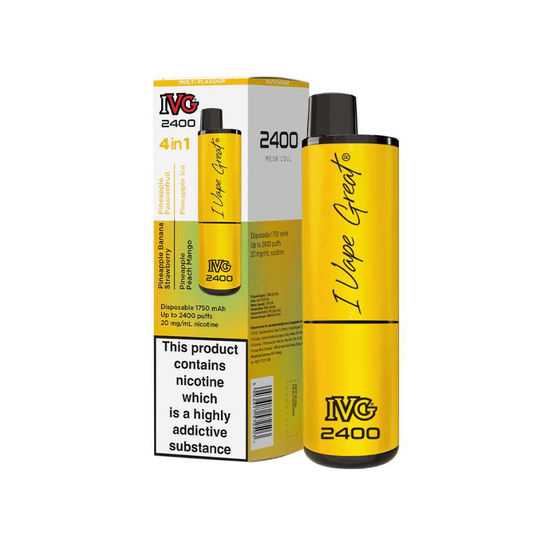 IVG 2400 4in1 Pineapple Edition Bar 5 Pack Main image