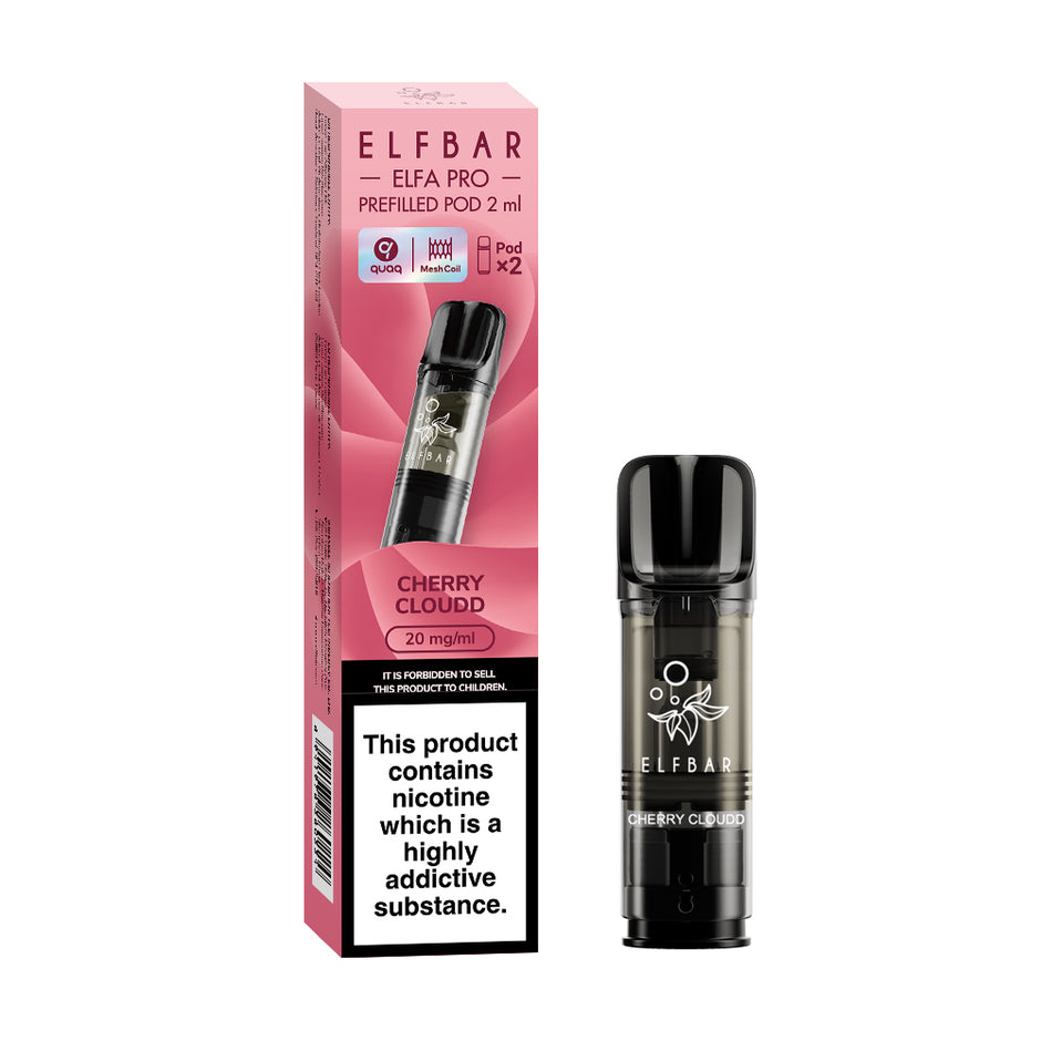 ELFBAR ELFA PRO PREFILLED POD CHERRY CLOUDD (CHERRY CANDY) (10) Main image