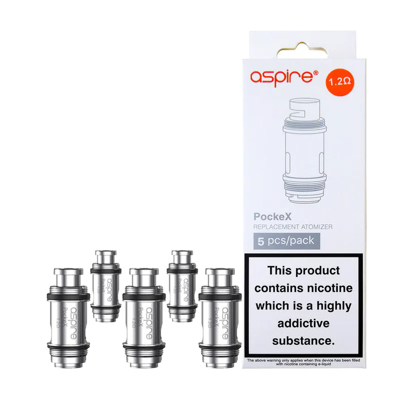 ASPIRE POCKEX 1.2 OHM COILS (5) Main image