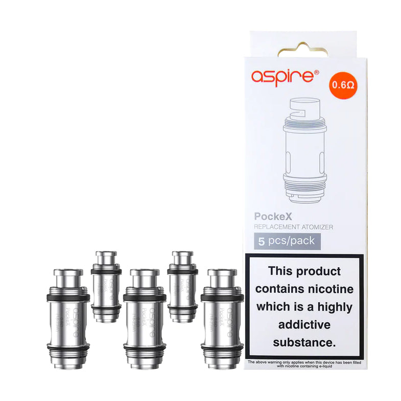 ASPIRE POCKEX 0.6 OHM COILS (5) Main image