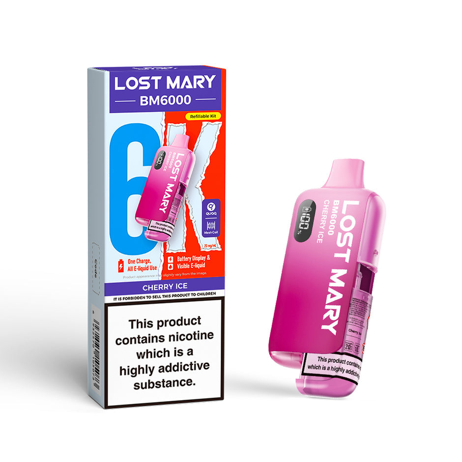 LOST MARY BM6000 KIT CHERRY ICE (5) Main image