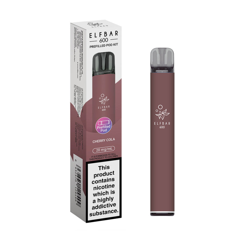 ELFBAR 600 2025 KIT CHERRY COLA (10) Main image