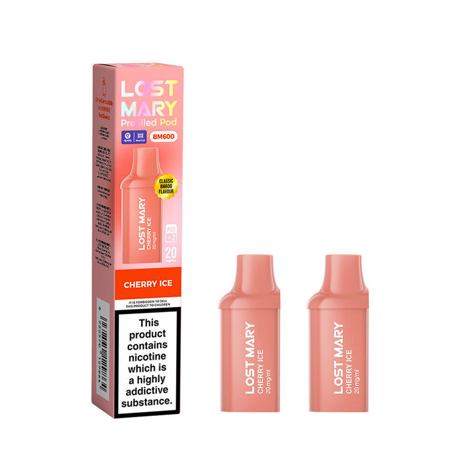 LOST MARY BM600 2025 2PK PODS CHERRY ICE (10) Main image