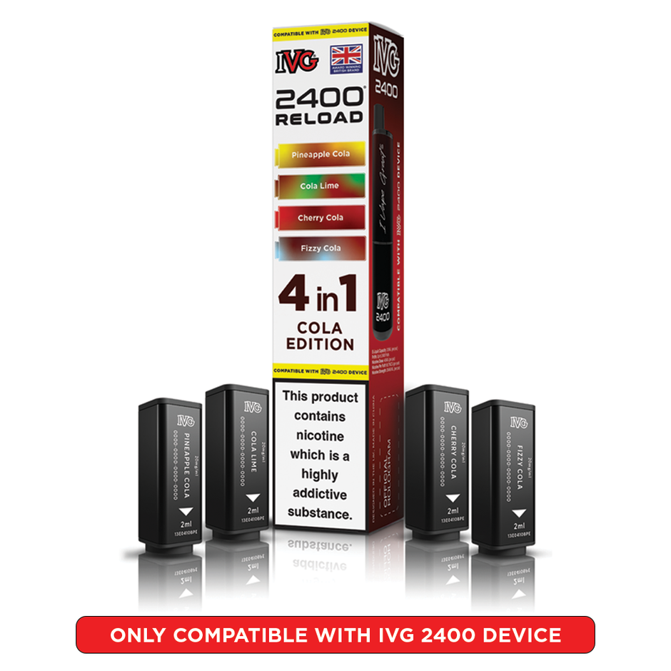 IVG 2400 RELOAD POD 4 PACK COLA EDITION (5) Main image