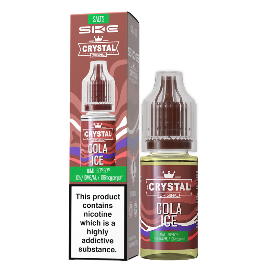 SKE CRYSTAL ORIGINAL SALTS 10ML COLA ICE (10)