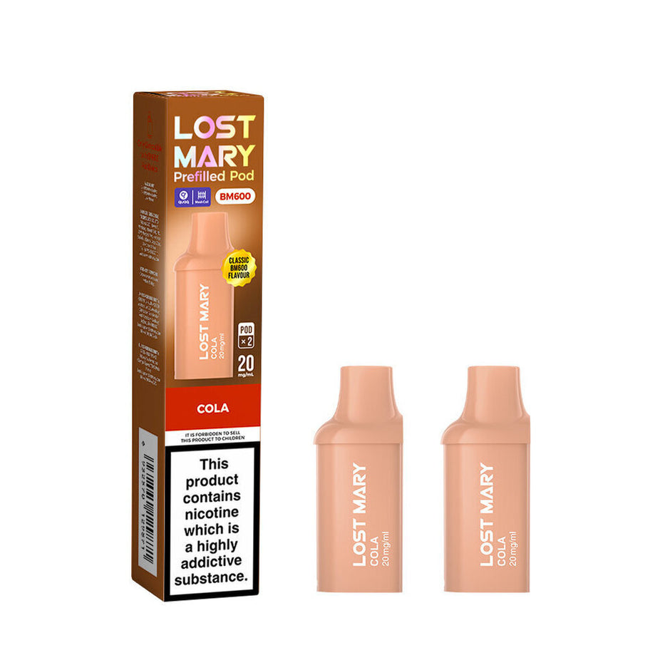 LOST MARY BM600 2025 2PK PODS COLA (10) Main image