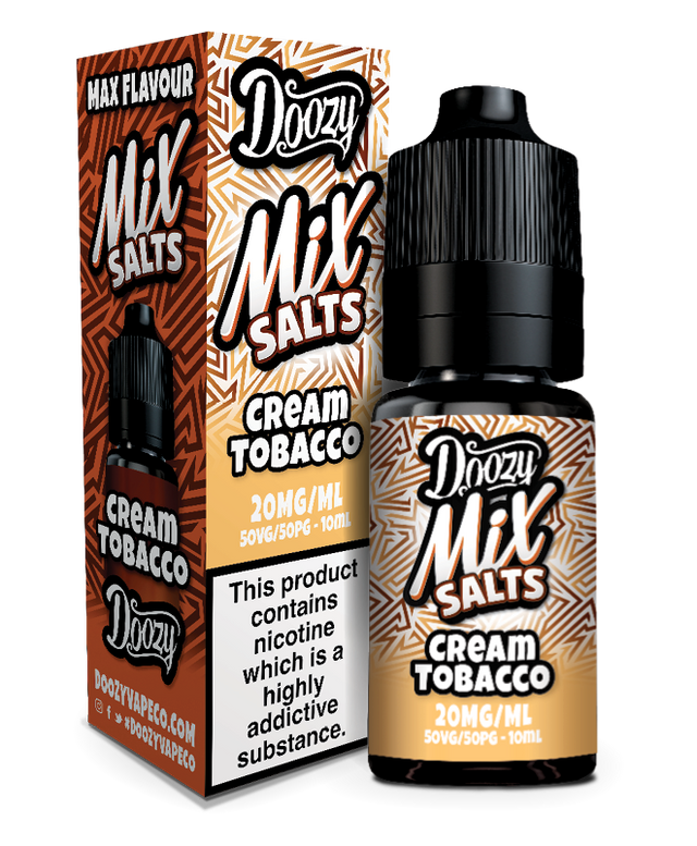 DOOZY MIX SALTS 10ML NIC SALTS CREAM TOBACCO (10)