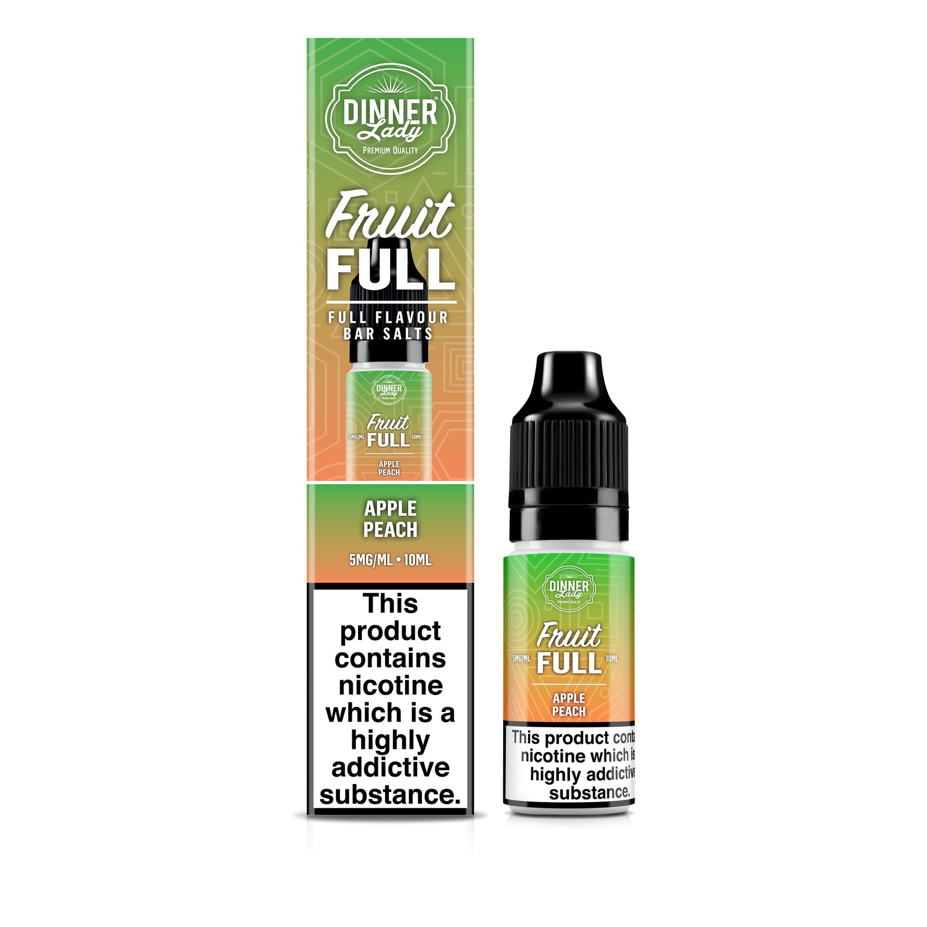 DINNER LADY 10ML NIC SALT FRUIT FULL APPLE PEACH (10) Main image