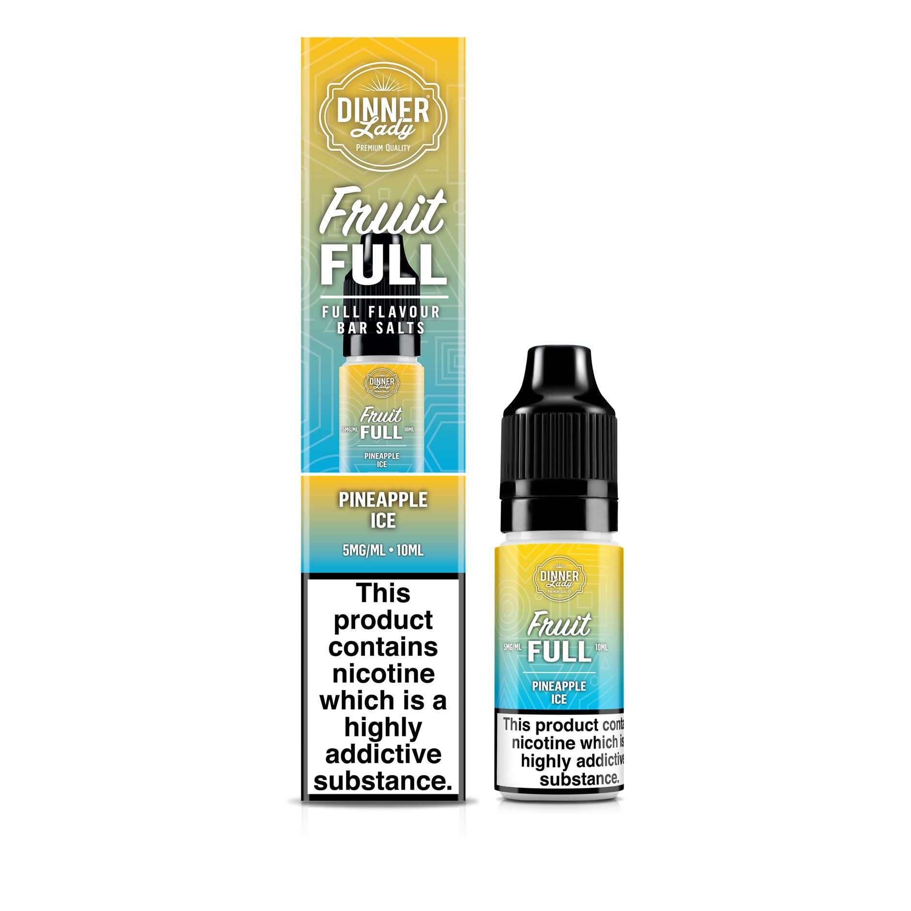 DINNER LADY 10ML NIC SALT FRUIT FULL PINEAPPLE ICE (10) Main image
