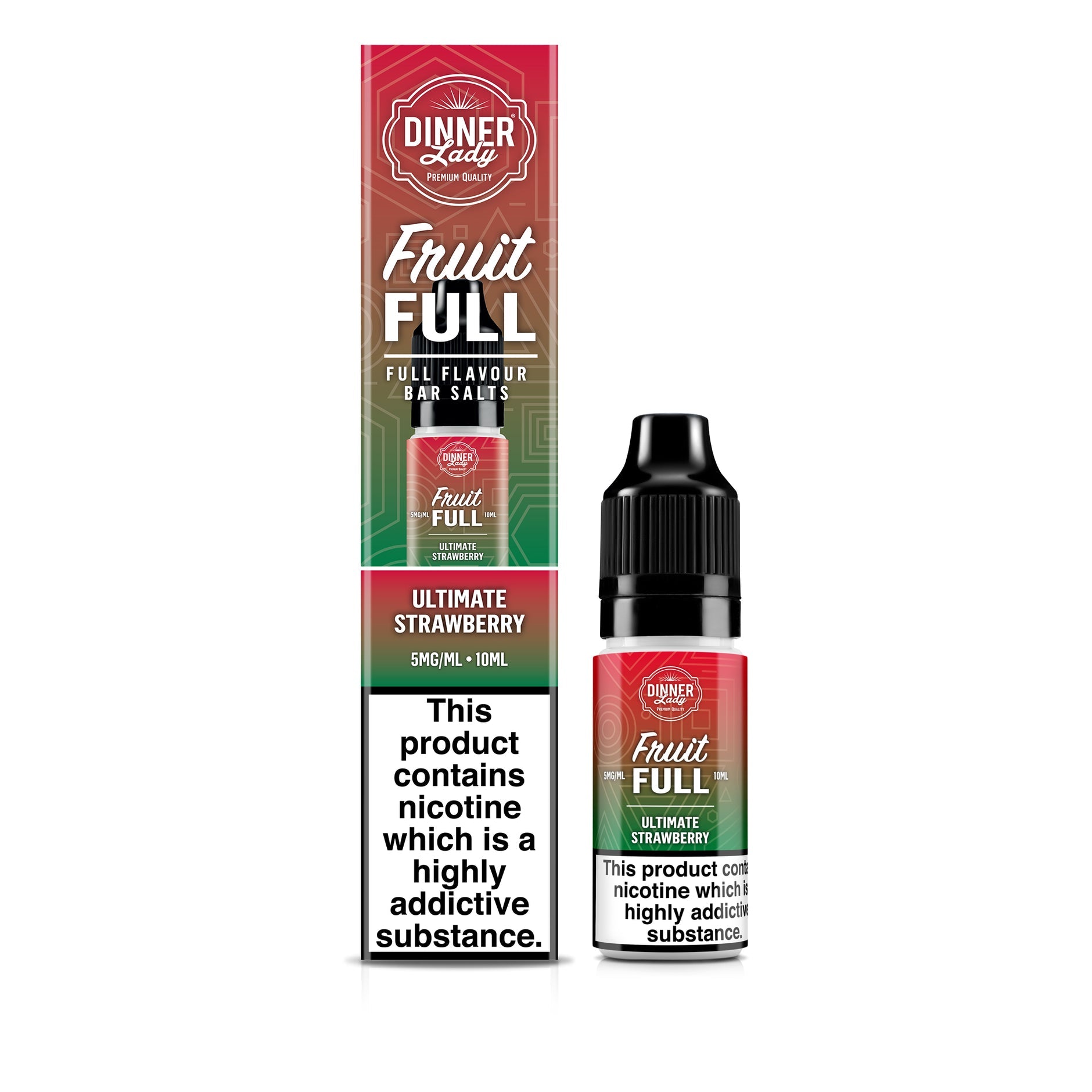 DINNER LADY 10ML NIC SALT FRUIT FULL ULTIMATE STRAWBERRY (10) Main image
