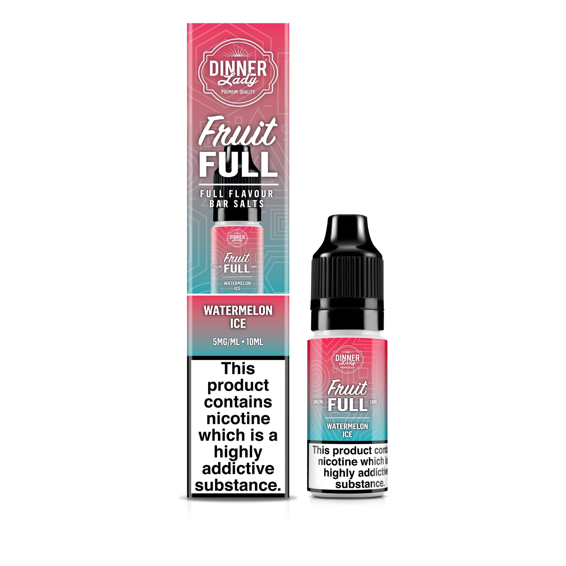 DINNER LADY 10ML NIC SALT FRUIT FULL WATERMELON ICE (10) Main image