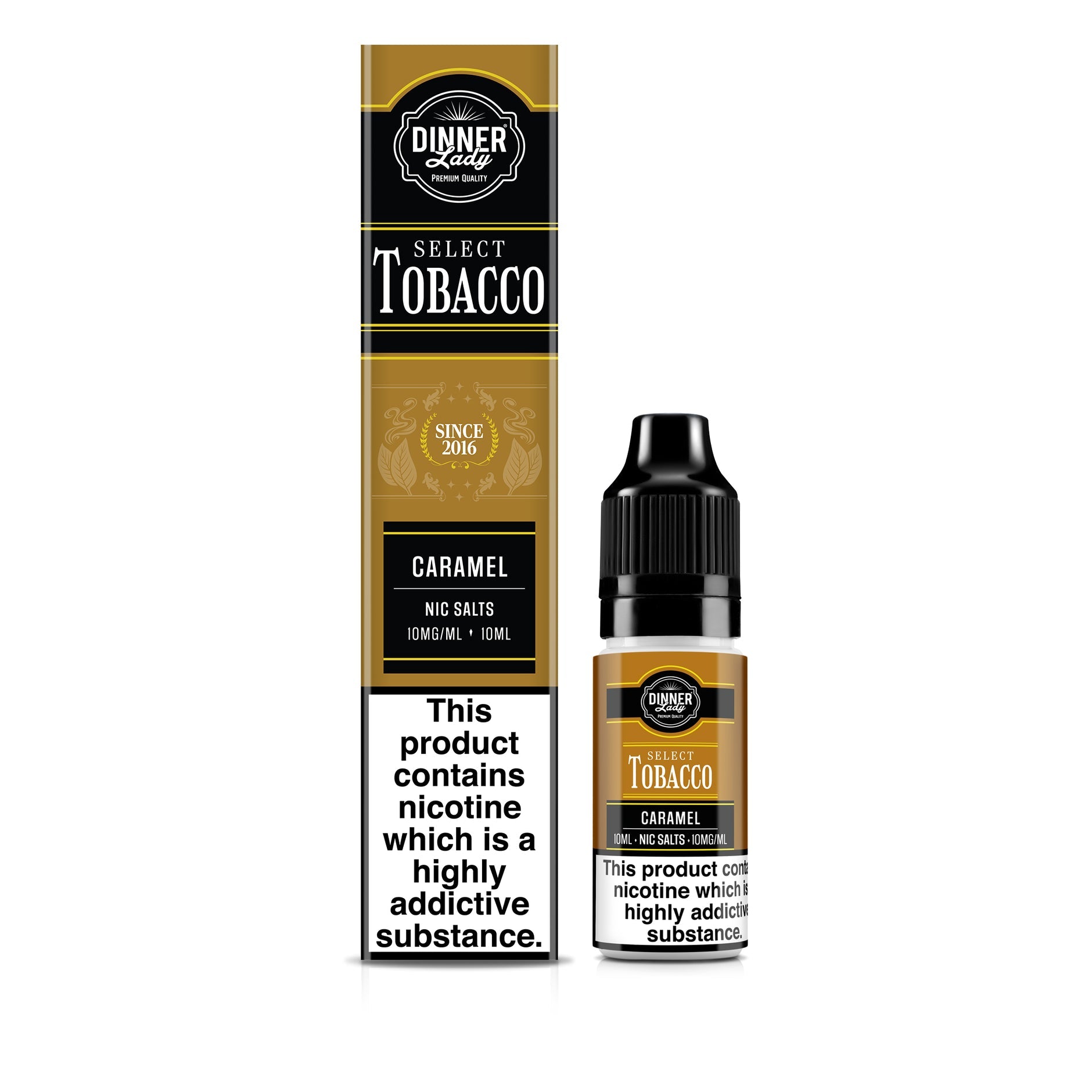 DINNER LADY 10ML NIC SALT TOBACCO CARAMEL (10)