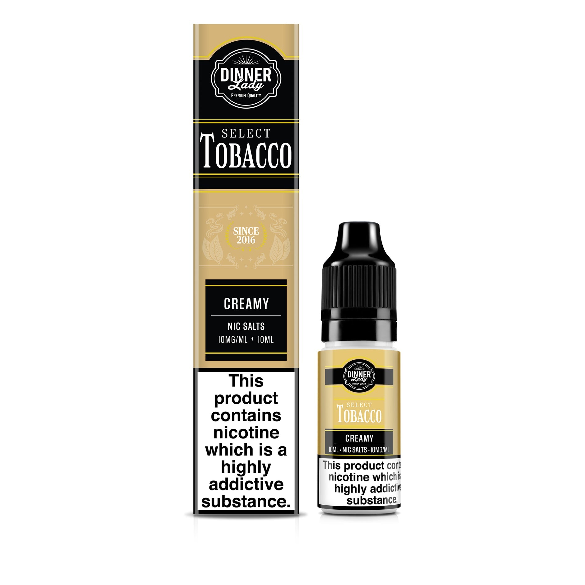 DINNER LADY 10ML NIC SALT TOBACCO CREAMY (10) Main image