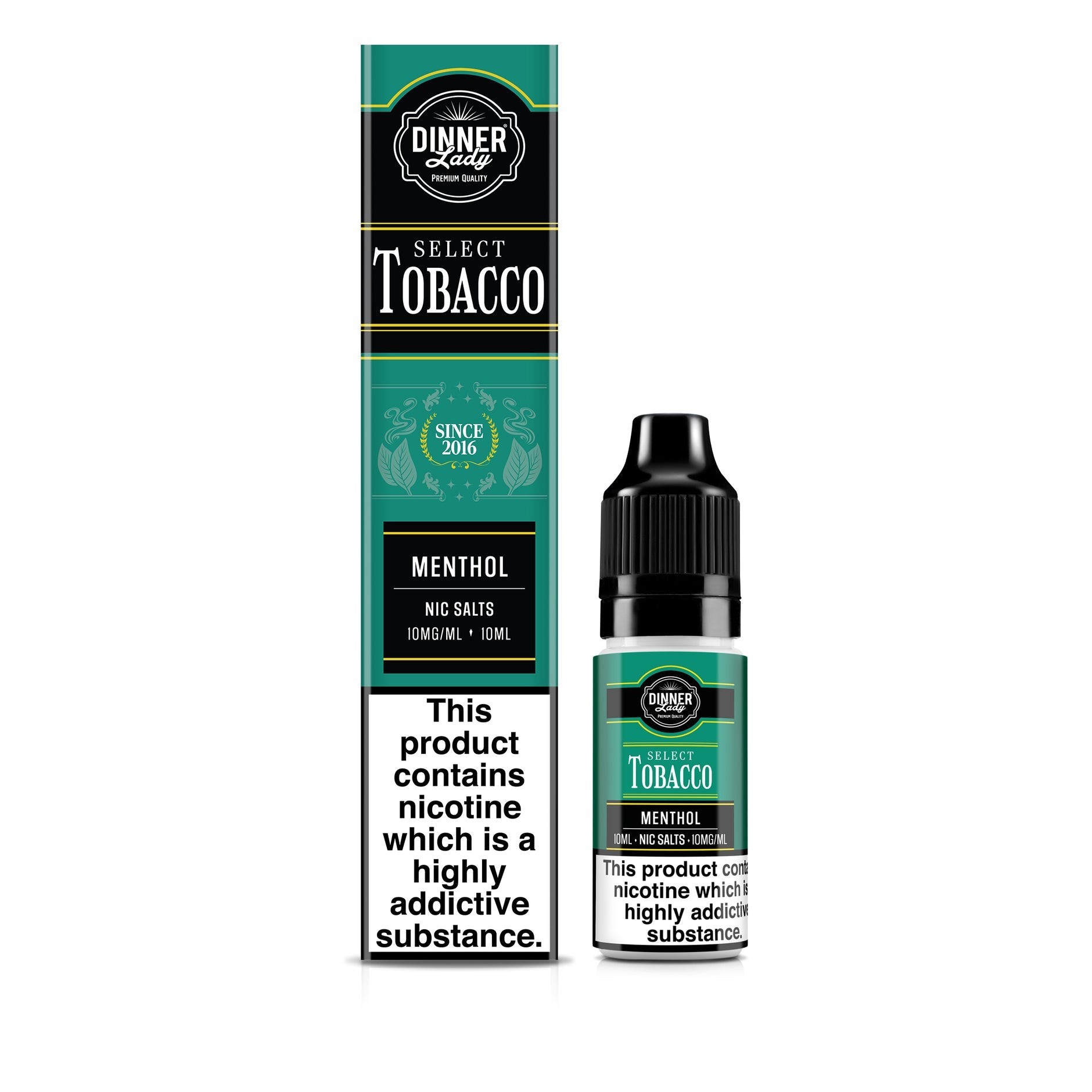 DINNER LADY 10ML NIC SALT TOBACCO MENTHOL (10) Main image