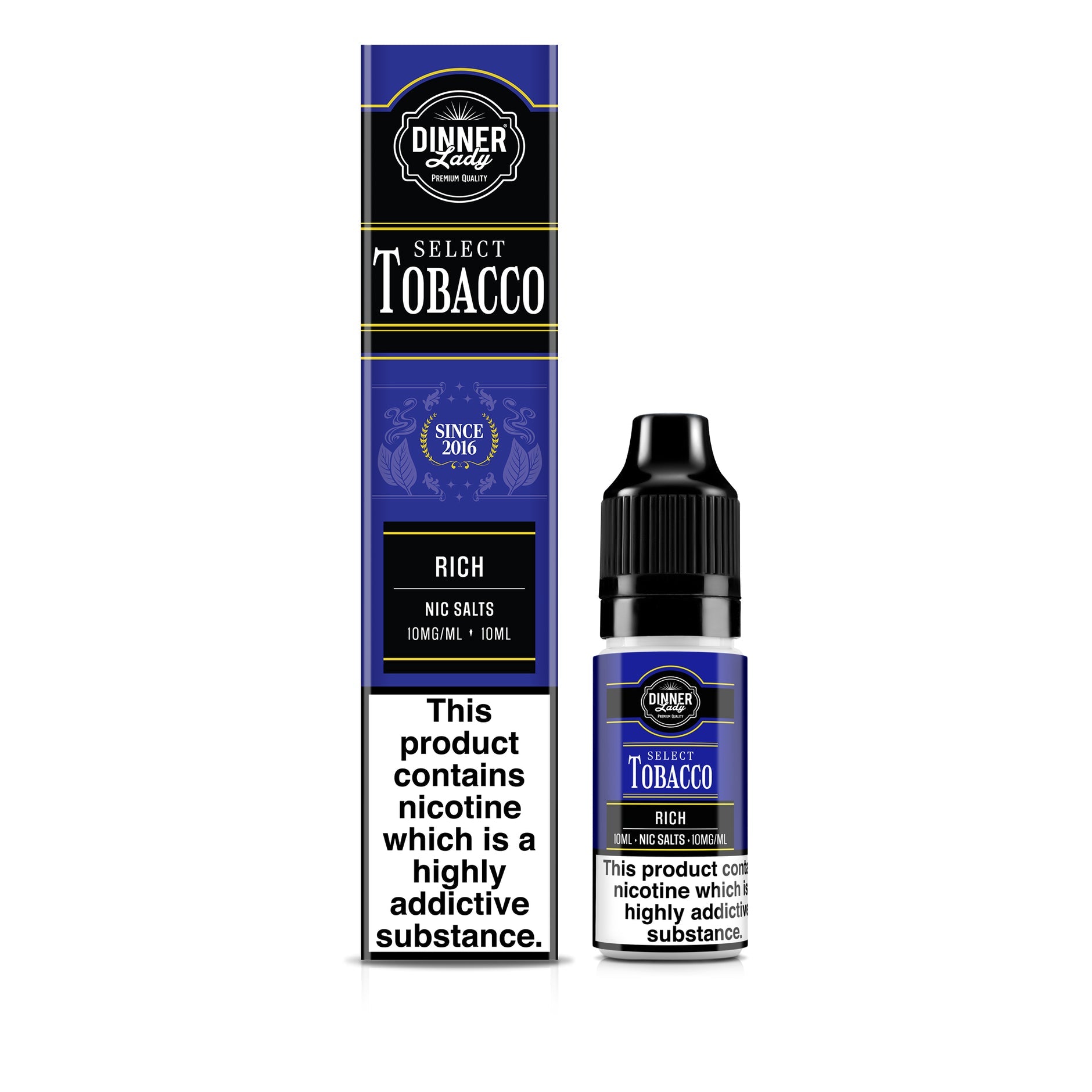 DINNER LADY 10ML NIC SALT TOBACCO RICH (10) Main image