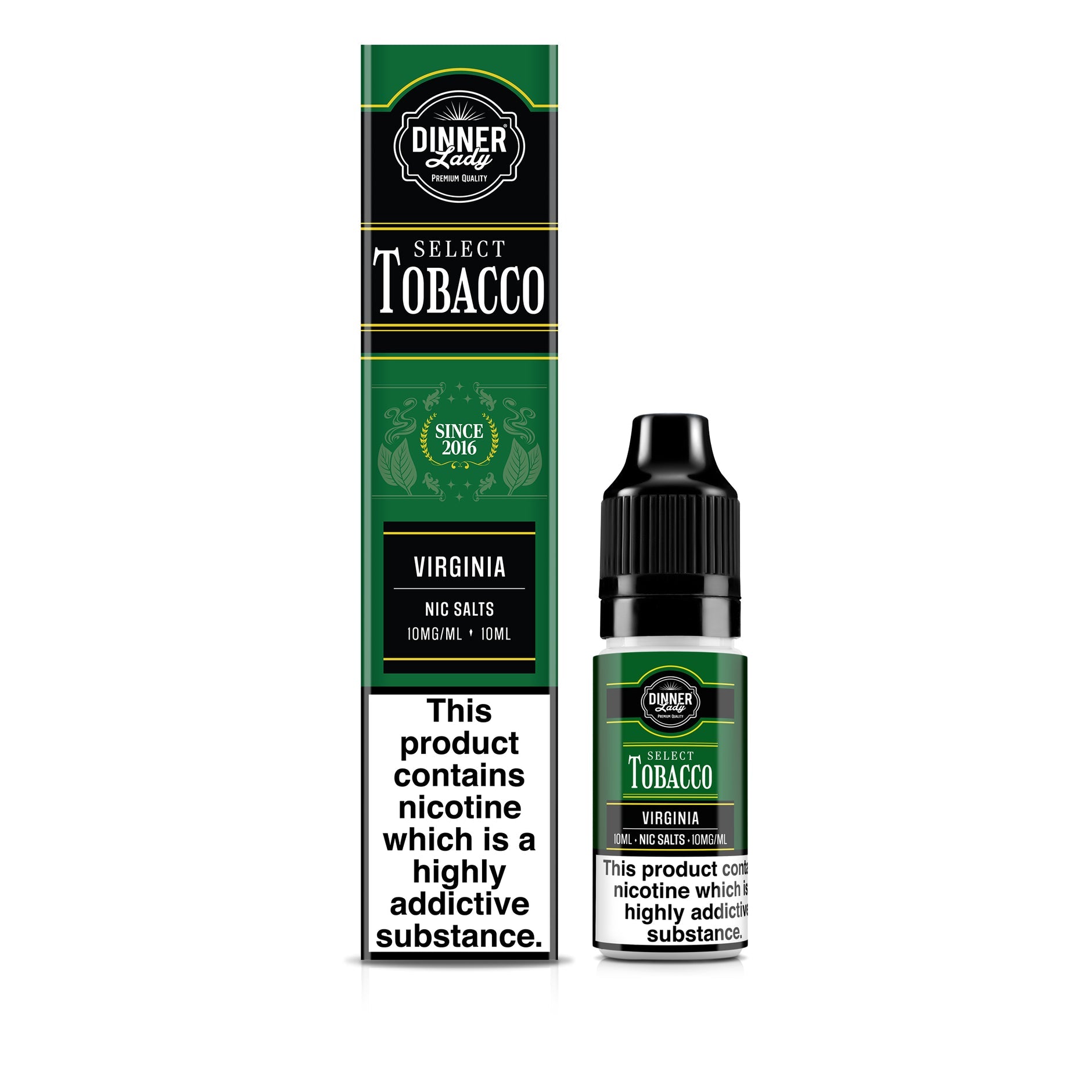 DINNER LADY 10ML NIC SALT TOBACCO VIRGINIA (10) Main image